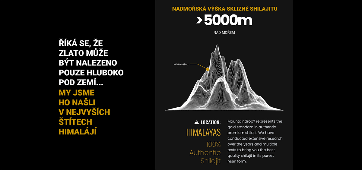 Mountaindrop® Original Shilajit (Mumio) Himalayas 45g - místo sklizně a původ - GYMIO.com